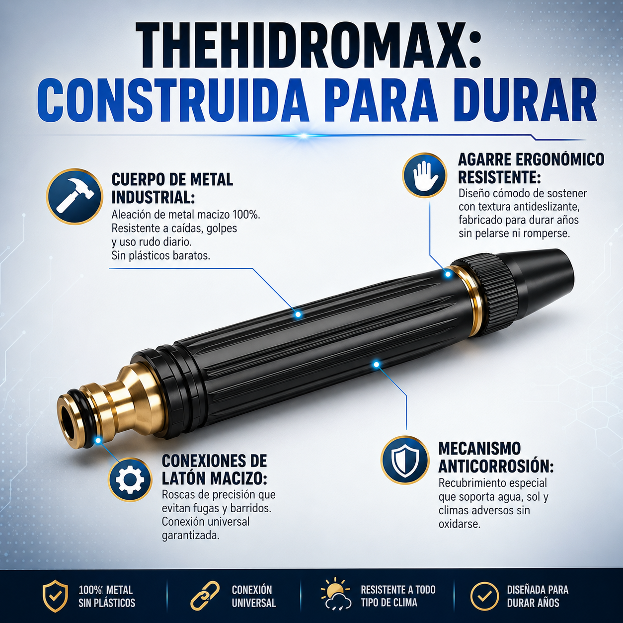 HidroMax™ - Pistola de Agua de Alta Presión