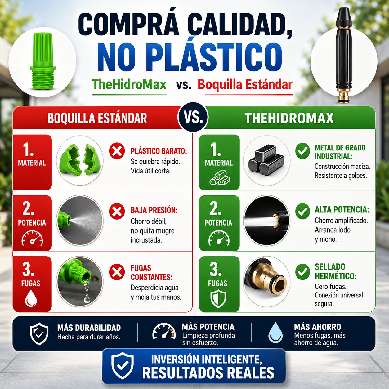 HidroMax™ - Pistola de Agua de Alta Presión