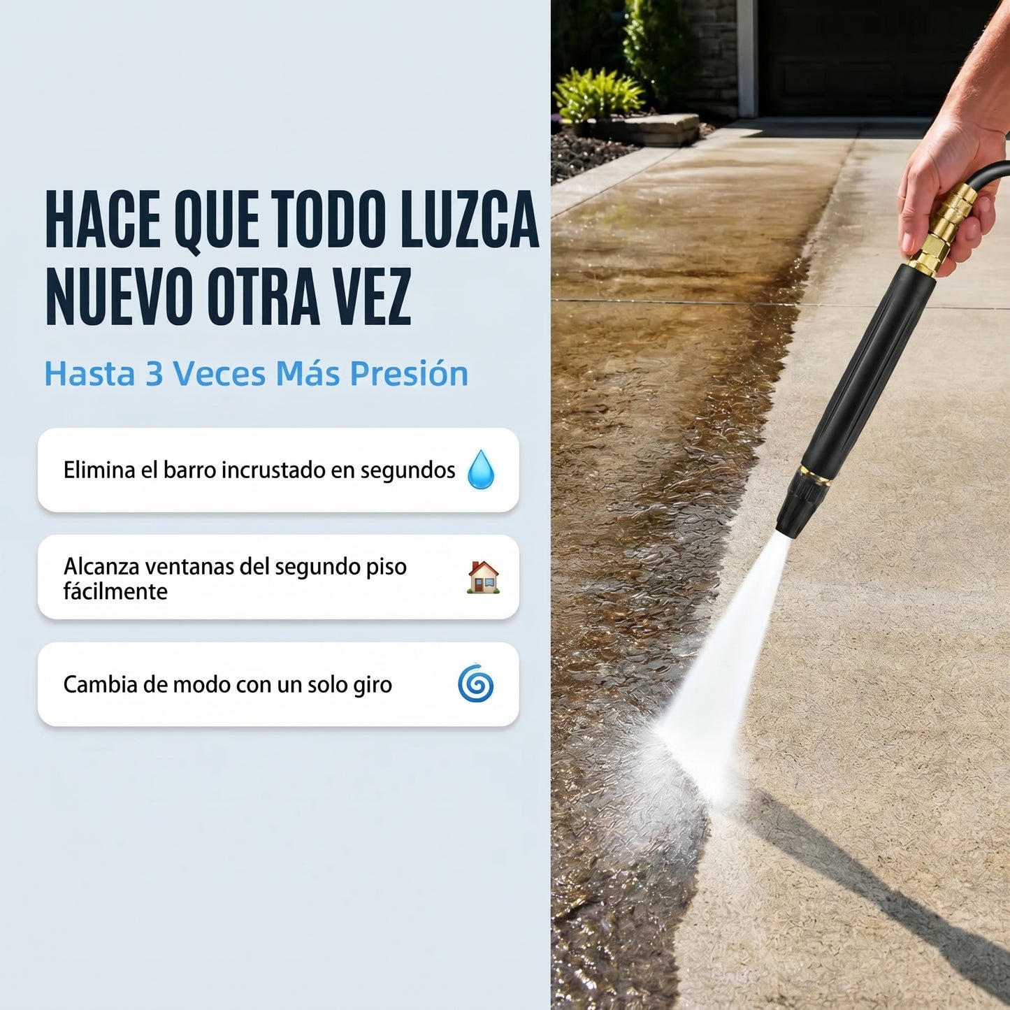 HidroMax™ - Pistola de Agua de Alta Presión